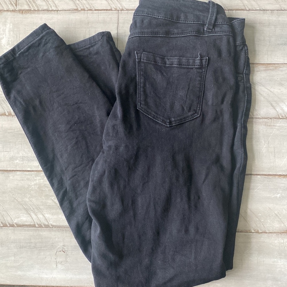 Stretchy Black Skinny D Jeans - Picture 2 of 3